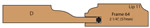 Allstyle Cabinet Doors : cutaway of Chatsworth Cabinet Door